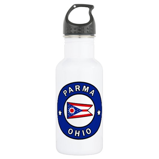 Parma Ohio Edelstahlflasche (Vorderseite)