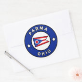 Parma Ohio Runder Aufkleber (Umschlag)