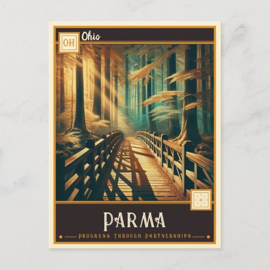 Parma, Ohio | VINTAG Postkarte (Vorderseite)