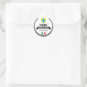 Parma Runder Aufkleber (Tasche)