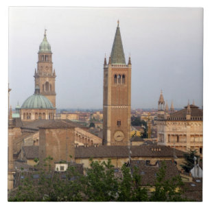 Parma Stadtzentrum; Battistero Kirche auf der Fliese