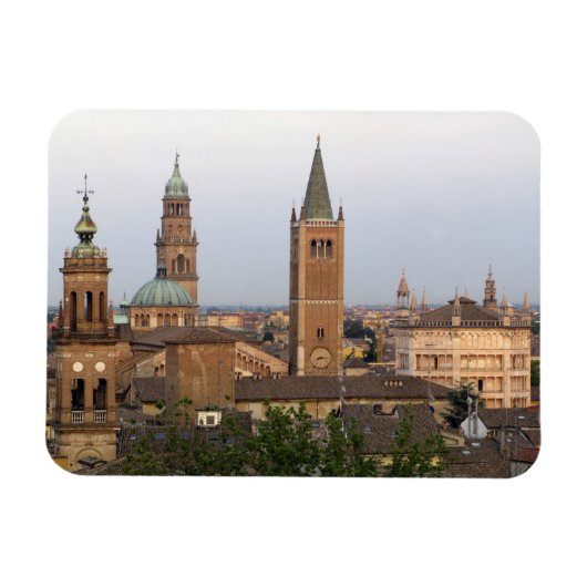 Parma Stadtzentrum; Battistero Kirche auf Magnet (Horizontal)