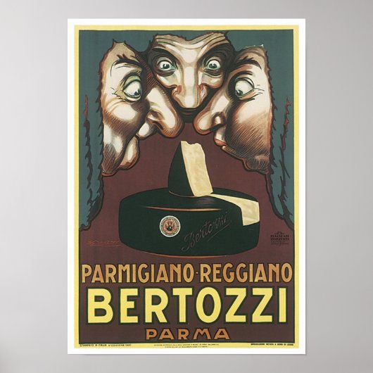 Parmagiana Reggiano Bertozzi Parma AG Poster (Vorne)
