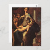 Parmigianino Madonna mit dem langen Hals Postkarte (Vorne/Hinten)