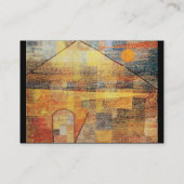 PARNASSUS / ABSTRAKT, Sahne, Perlpapier Visitenkarte (Rückseite)