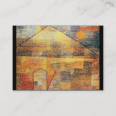 PARNASSUS / ABSTRAKT, schwarz Visitenkarte (Rückseite)