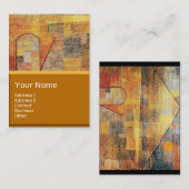 PARNASSUS / ABSTRAKT VISITENKARTE (Vorne/Hinten)