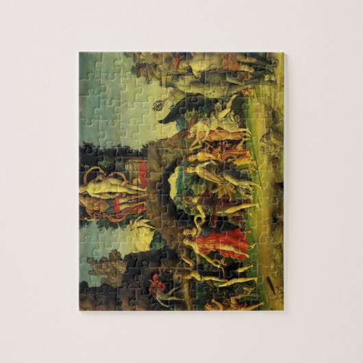 Parnassus, Mars and Venus by Andrea Mantegna Puzzle (Vertikal)