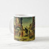 Parnassus, Mars und Venus von Andrea Mantegna Kaffeetasse (Vorderseite Links)
