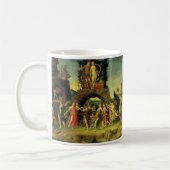 Parnassus, Mars und Venus von Andrea Mantegna Kaffeetasse (Links)