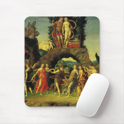 Parnassus, Mars und Venus von Andrea Mantegna Mousepad (Mit Mouse)