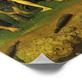 Parnassus, Mars und Venus von Andrea Mantegna Poster (Ecke)