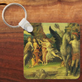 Parnassus, Mars und Venus von Andrea Mantegna Schlüsselanhänger (Vorderseite)