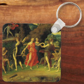 Parnassus, Mars und Venus von Andrea Mantegna Schlüsselanhänger (Rückseite)