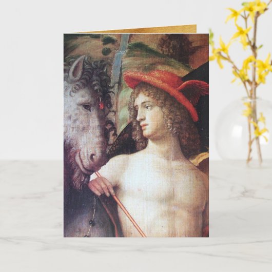 PARNASSUS / MERCURY MIT PEGASUS KARTE (Gelbe Blume)