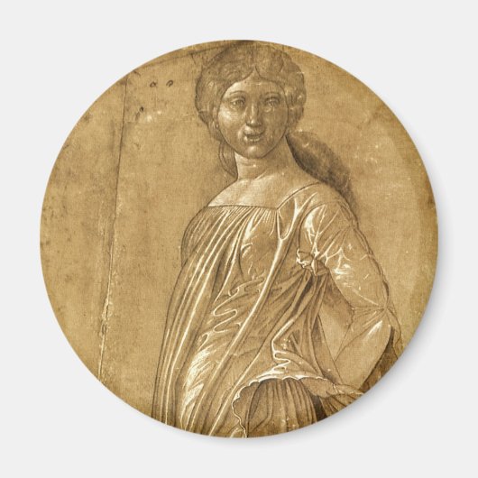 Parnassus, tanzende Maus von Andrea Mantegna Magnet (Vorne)