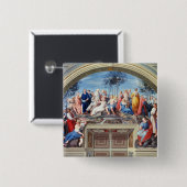 Parnassus und das Disputa, vom Stanze della S Button (Vorne & Hinten)