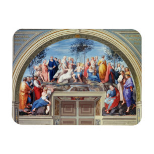 Parnassus und das Disputa, vom Stanze della S Magnet