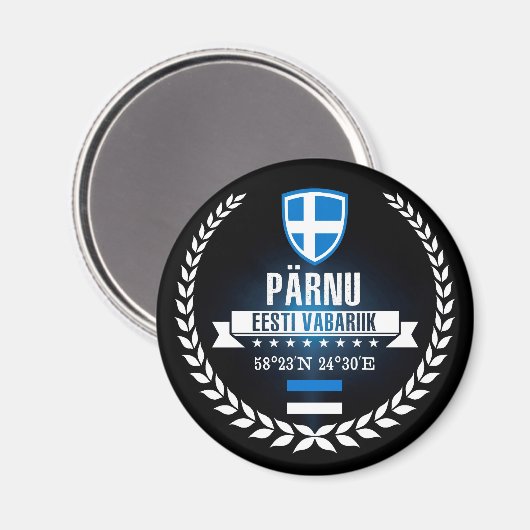 Pärnu Magnet (Vorderseite/Rückseite)