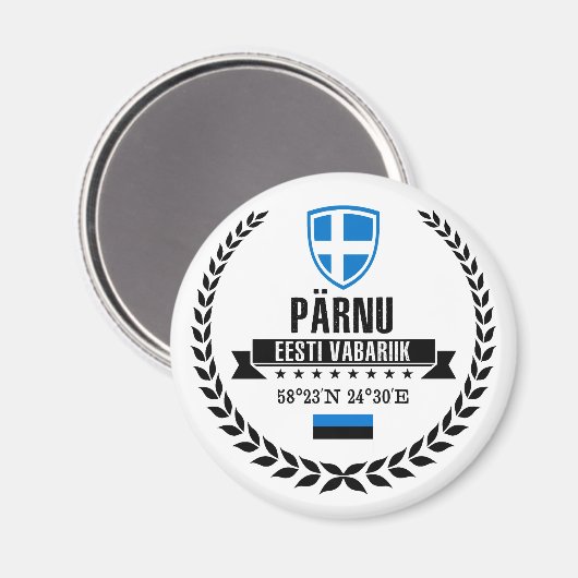 Pärnu Magnet (Vorderseite/Rückseite)