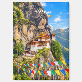 Paro, Bhutan - Paro Taktsang Flach Magnet