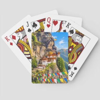 Paro, Bhutan - Paro Taktsang Spielkarten