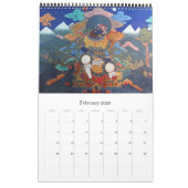 paro dzong bhutan art kalender (Feb 2026)