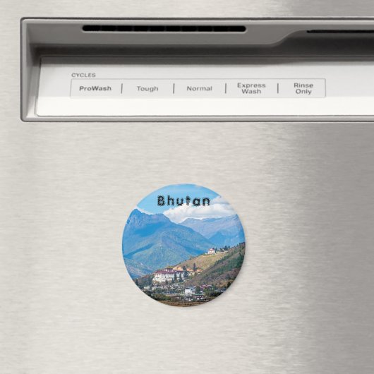 Paro Rinpung Dzong - Bhutan, Himalaya, Asia Magnet (In Situ (Geschirrspüler))