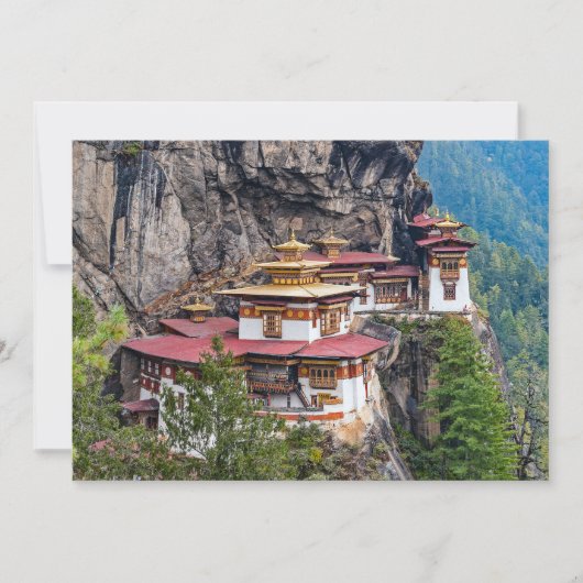 Paro Taktsang: Das Tiger-Nest-Kloster - Bhutan Einladung (Vorderseite)