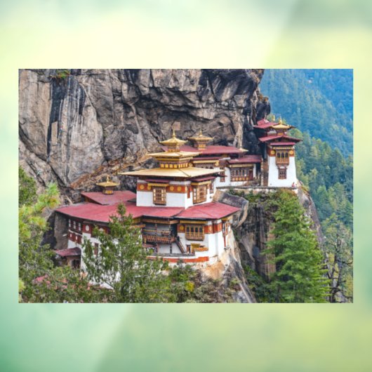Paro Taktsang: Das Tiger-Nest-Kloster - Bhutan Fensteraufkleber (Blatt 3)