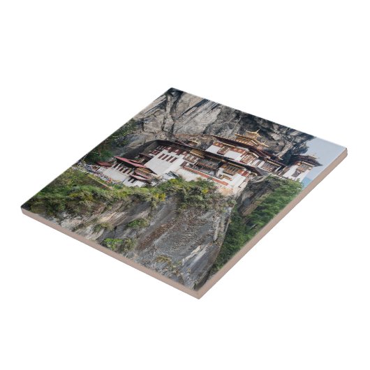 Paro Taktsang: Das Tiger-Nest-Kloster - Bhutan Fliese (Seite)