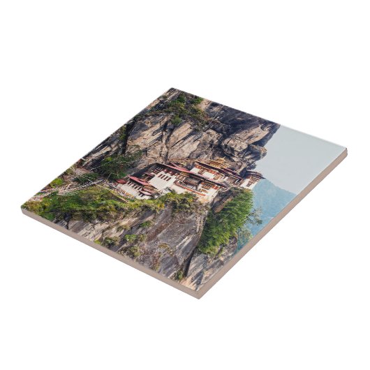 Paro Taktsang: Das Tiger-Nest-Kloster - Bhutan Fliese (Seite)