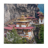 Paro Taktsang: Das Tiger-Nest-Kloster - Bhutan Fliese (Vorderseite)