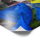 Paro Taktsang: Das Tiger-Nest-Kloster - Bhutan Fotodruck (Ecke)