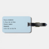 Paro Taktsang: Das Tiger-Nest-Kloster - Bhutan Gepäckanhänger (Rückseite horizontal)