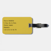 Paro Taktsang: Das Tiger-Nest-Kloster - Bhutan Gepäckanhänger (Rückseite horizontal)