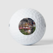 Paro Taktsang: Das Tiger-Nest-Kloster - Bhutan Golfball (Vorderseite)