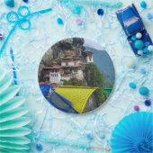 Paro Taktsang: Das Tiger-Nest-Kloster - Bhutan Pappteller (Party)