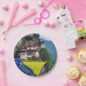 Paro Taktsang: Das Tiger-Nest-Kloster - Bhutan Pappteller (Party)