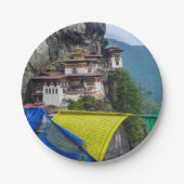 Paro Taktsang: Das Tiger-Nest-Kloster - Bhutan Pappteller (Vorderseite)