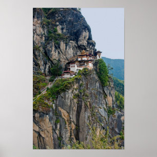 Paro Taktsang: Das Tiger-Nest-Kloster - Bhutan Poster