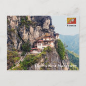 Paro Taktsang: Das Tiger-Nest-Kloster - Bhutan Postkarte (Vorderseite)