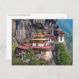 Paro Taktsang: Das Tiger-Nest-Kloster - Bhutan Postkarte