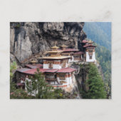 Paro Taktsang: Das Tiger-Nest-Kloster - Bhutan Postkarte (Vorderseite)