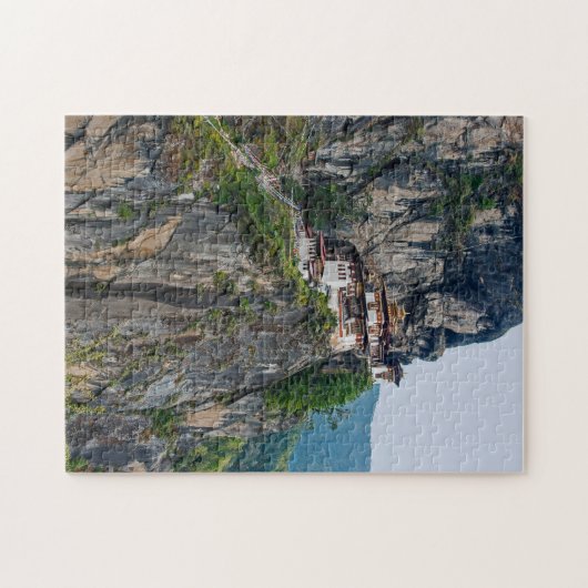Paro Taktsang: Das Tiger-Nest-Kloster - Bhutan Puzzle (Horizontal)