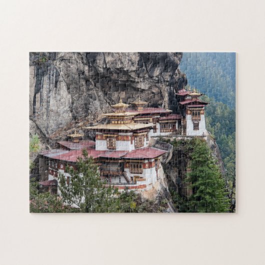 Paro Taktsang: Das Tiger-Nest-Kloster - Bhutan Puzzle (Horizontal)