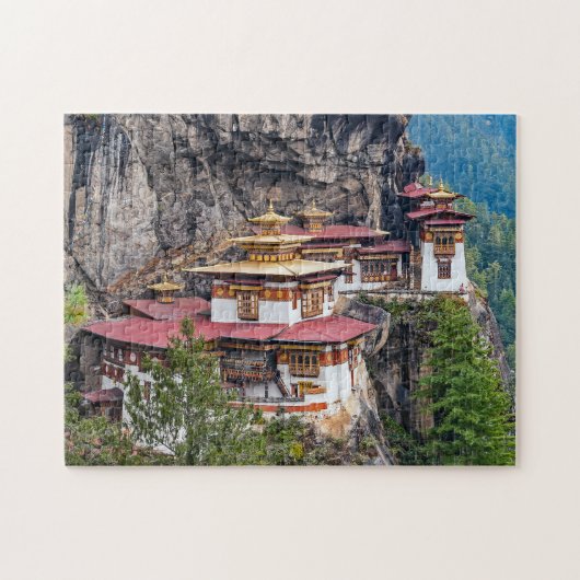 Paro Taktsang: Das Tiger-Nest-Kloster - Bhutan Puzzle (Horizontal)