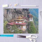 Paro Taktsang: Das Tiger-Nest-Kloster - Bhutan Seidenpapier (Handwerk)