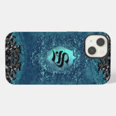 Parocollet Greerly alter Charme Monogramm iPhone Hülle (Rückseite (Horizontal))