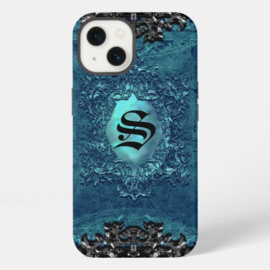 Parocollet Greerly alter Charme Monogramm iPhone Hülle (Rückseite)